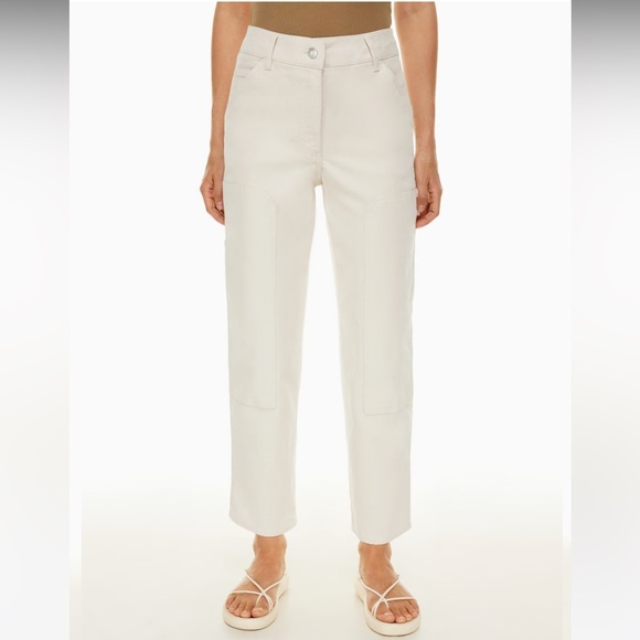 Aritzia Wilfred Brennan High Rise Cotton Utility Pant - Picture 2 of 8